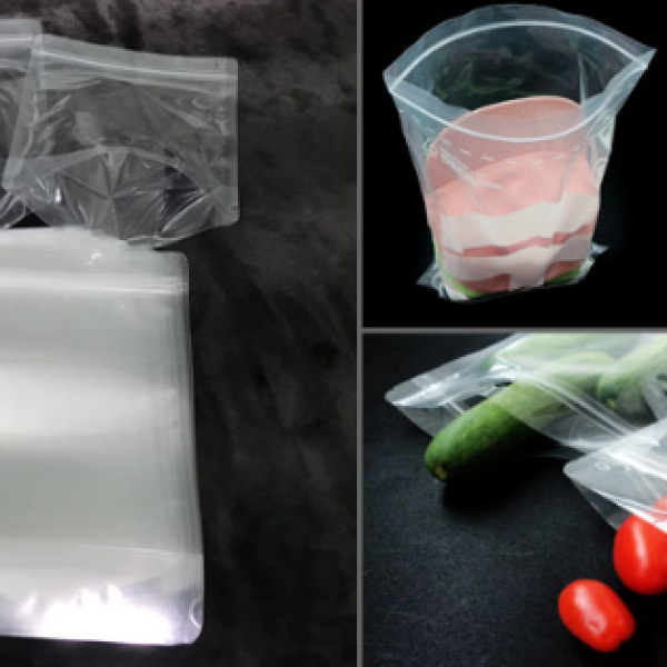 Túi Zip Chỉ Trắng